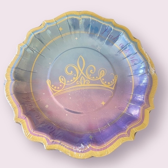 Disney Princess Cinderella Birthday Party Supplies Napkins Paper Plates Set New - Picture 4 of 6